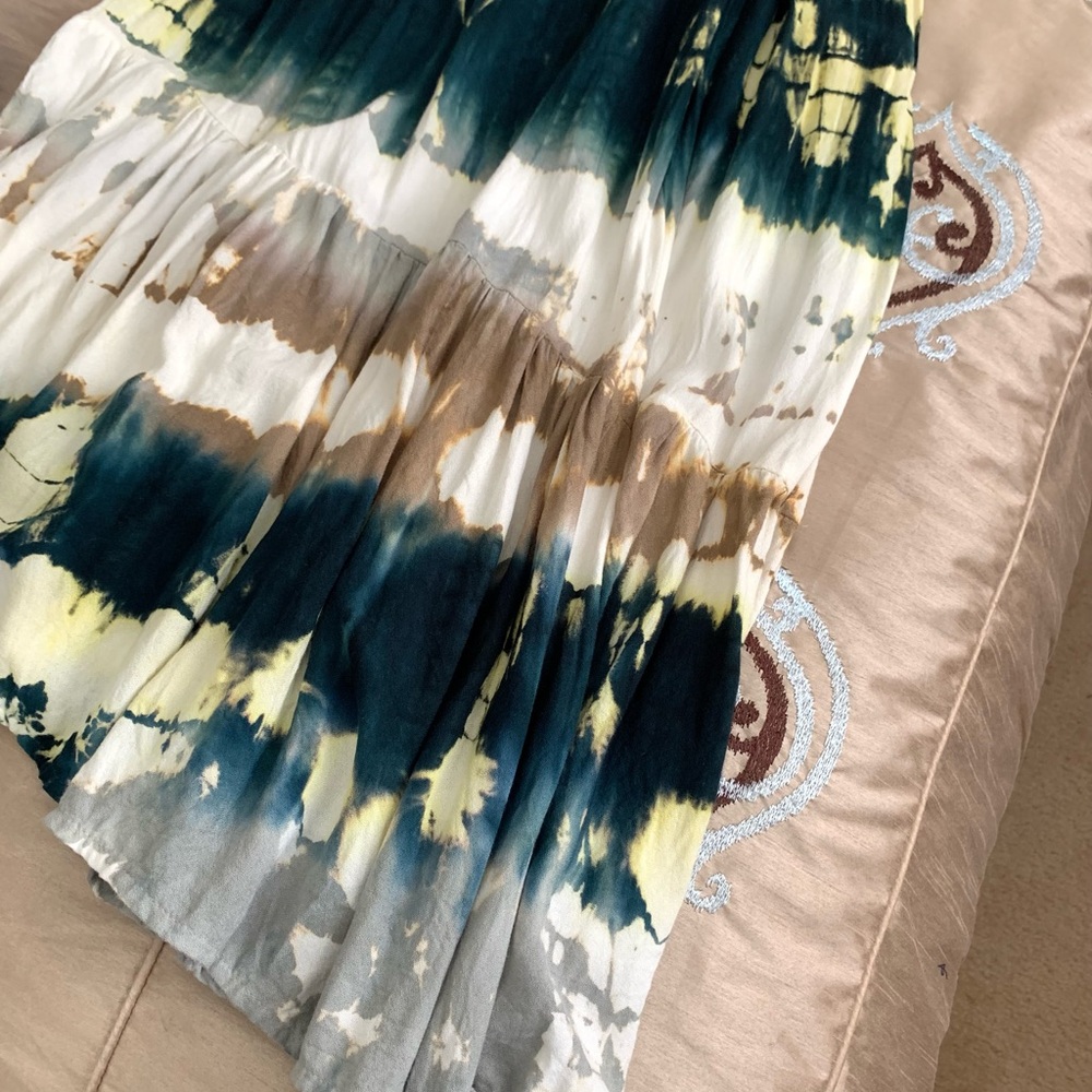 YFB Tie Dye Island Faux Wrap Maxi Dress - Picture 9 of 11